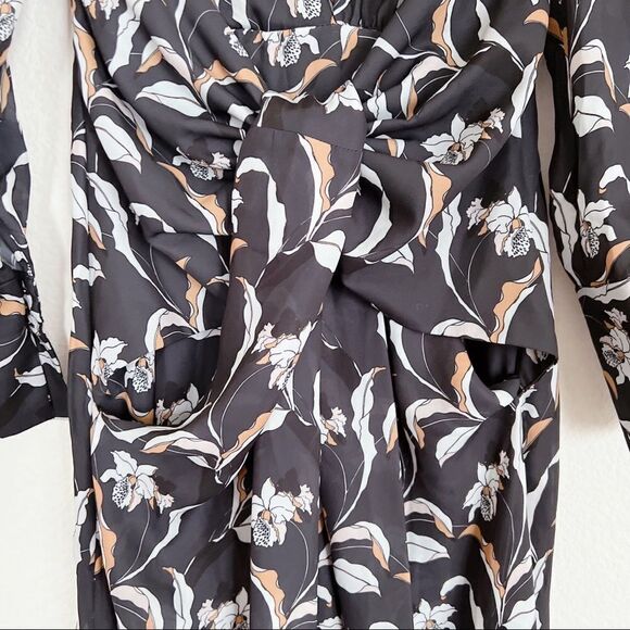 Acler garber floral midi flare dress size US2 - Picture 13 of 13
